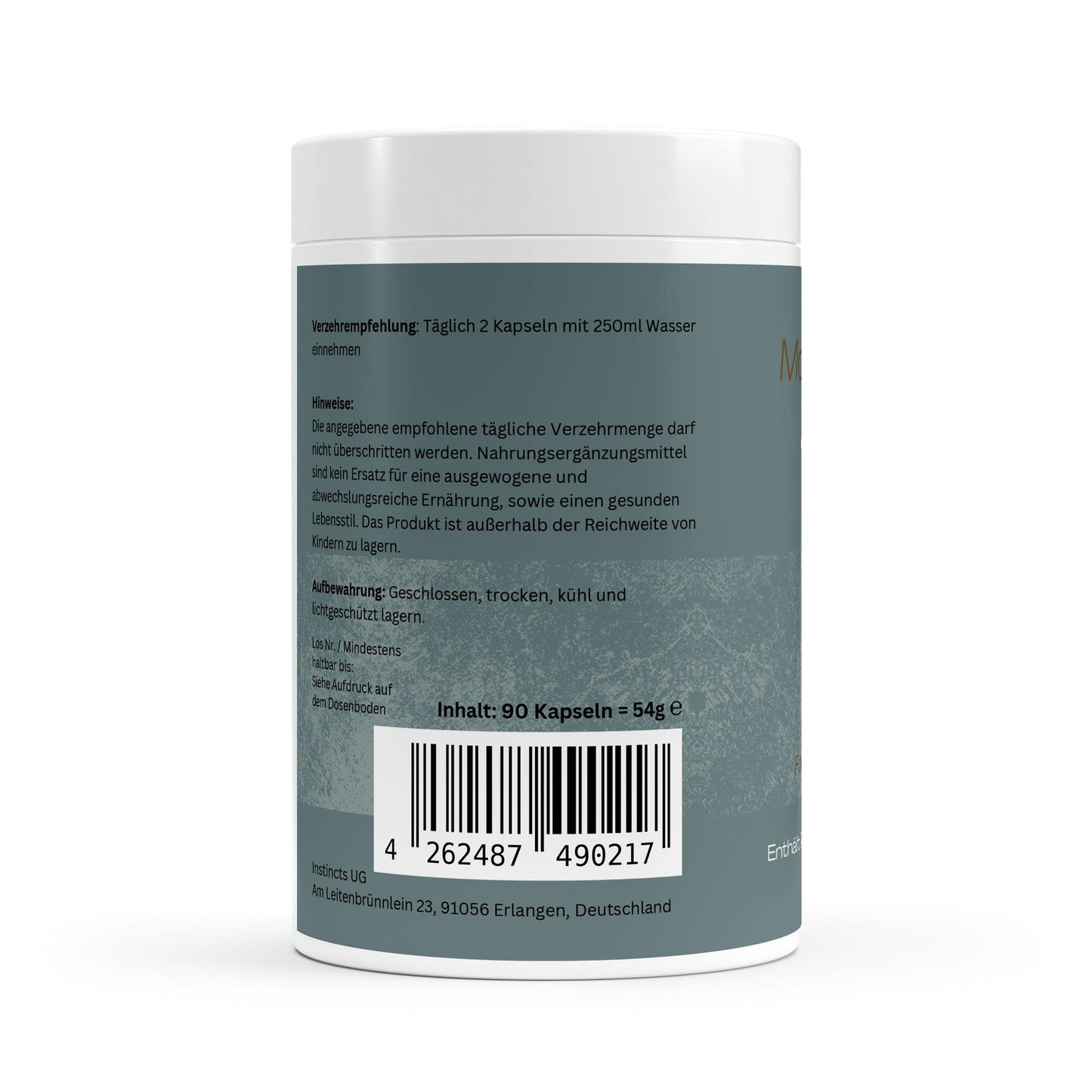 Magnesium Komplex + Vitamin B6 - 90 Kapseln