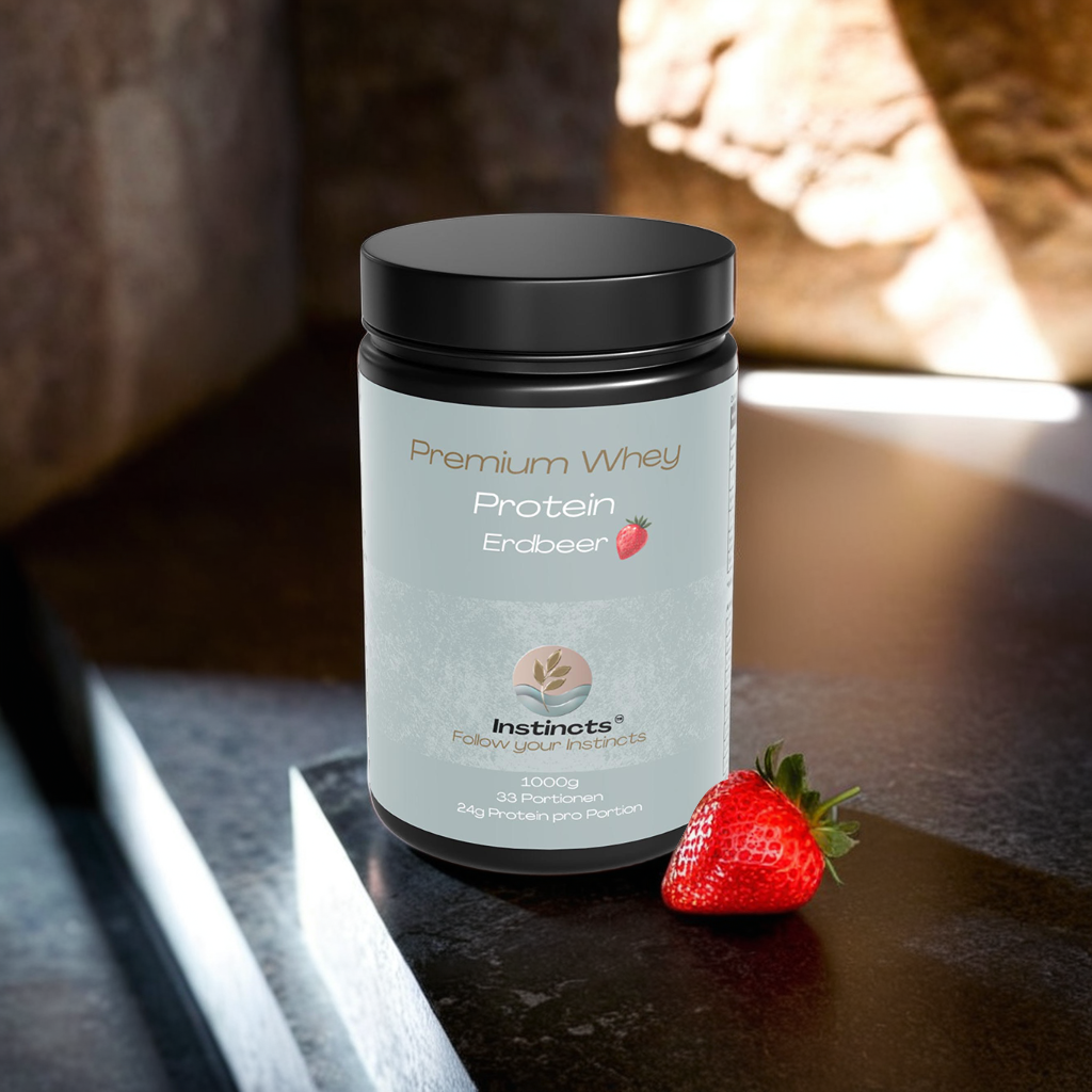 Premium Whey Protein - Erdbeere - 1000g