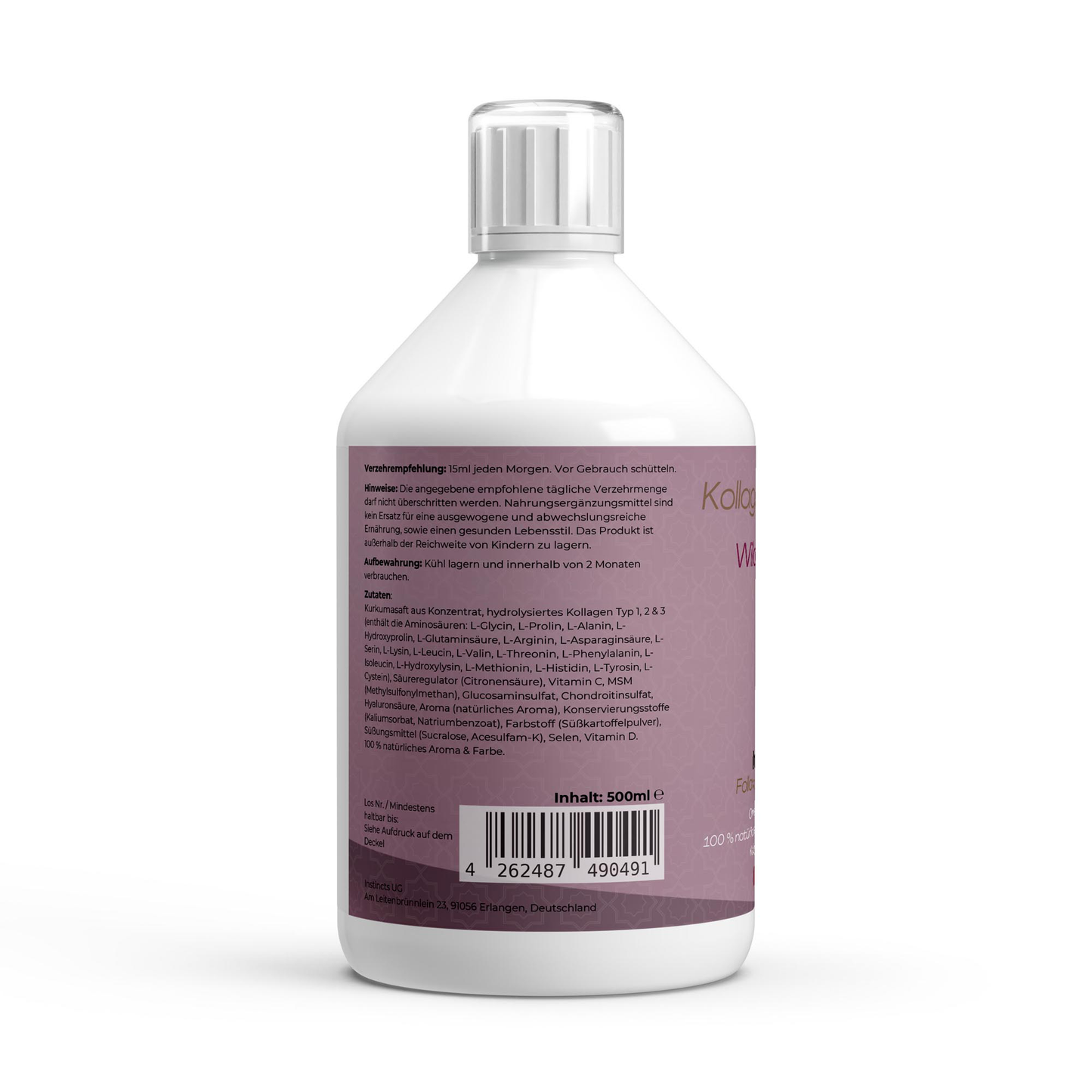 Kollagen Vital PLUS+ Shots - Wild Berry - 500ml