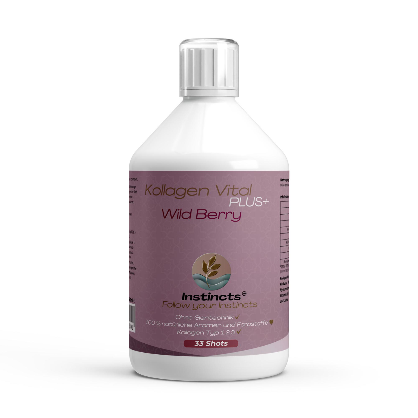 Kollagen Vital PLUS+ Shots - Wild Berry - 500ml