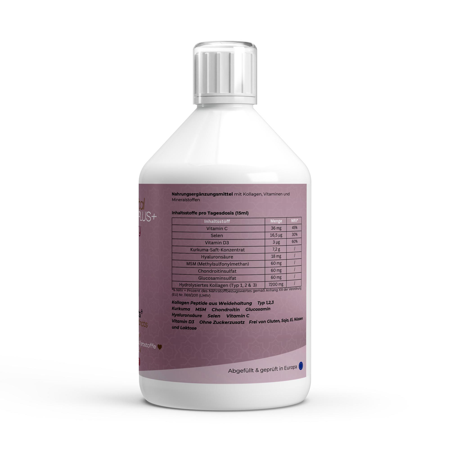 Kollagen Vital PLUS+ Shots - Wild Berry - 500ml