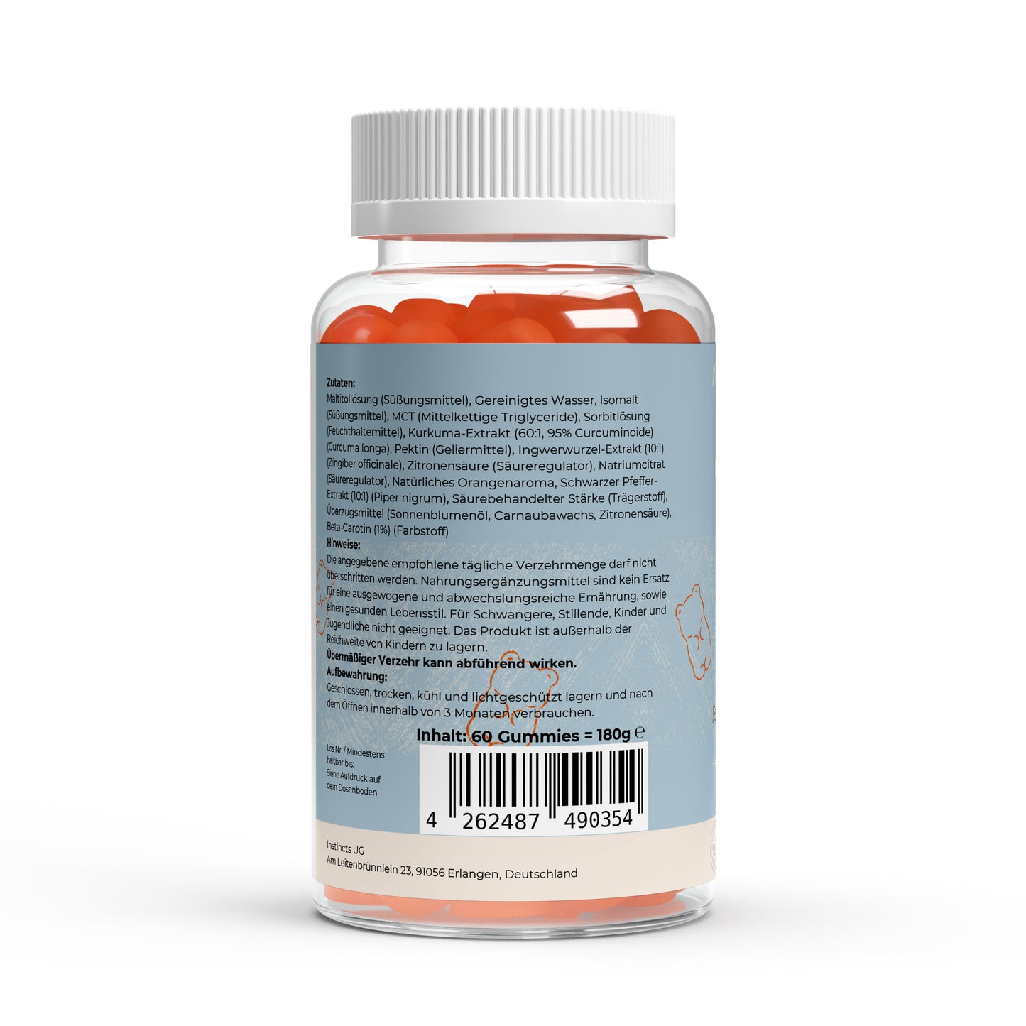 Kurkuma & Ingwer Gummies - 60 Stk.