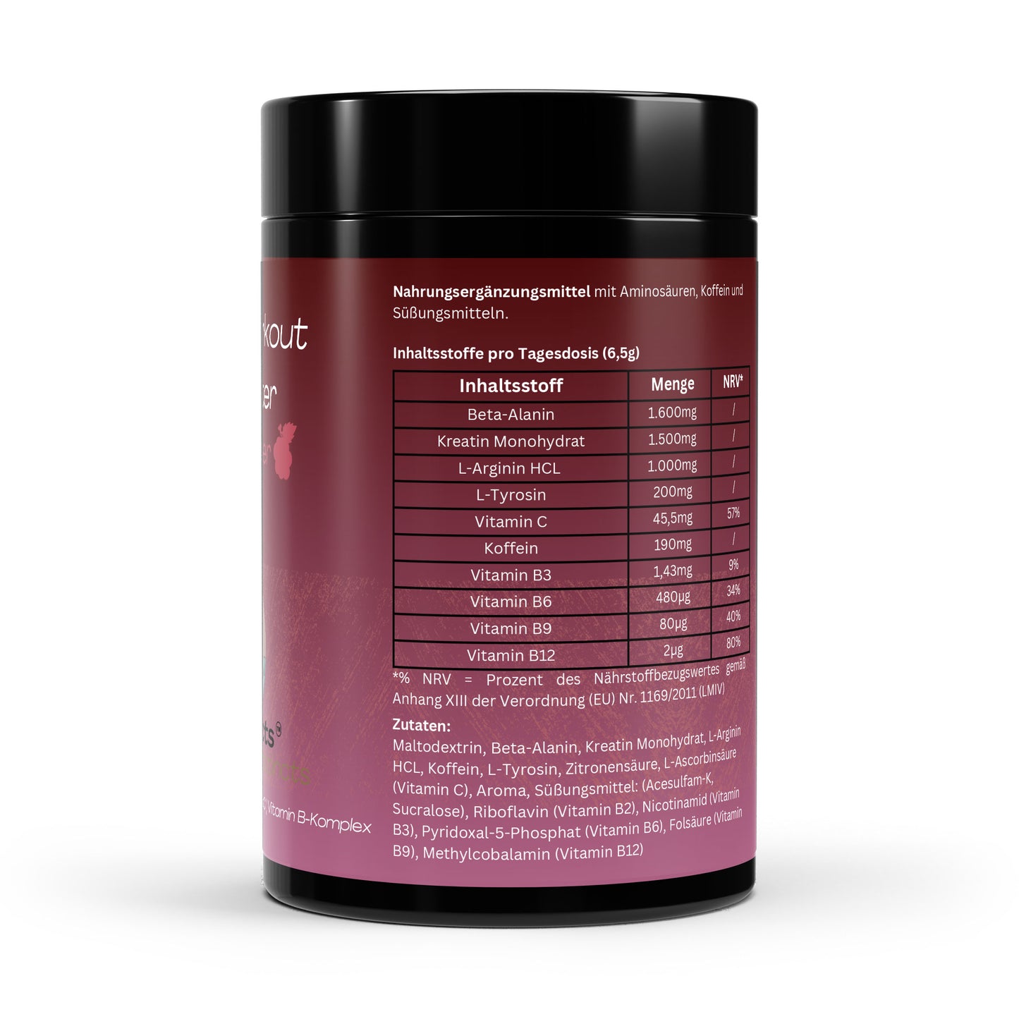 Pre-Workout Booster - 520g - Himbeere
