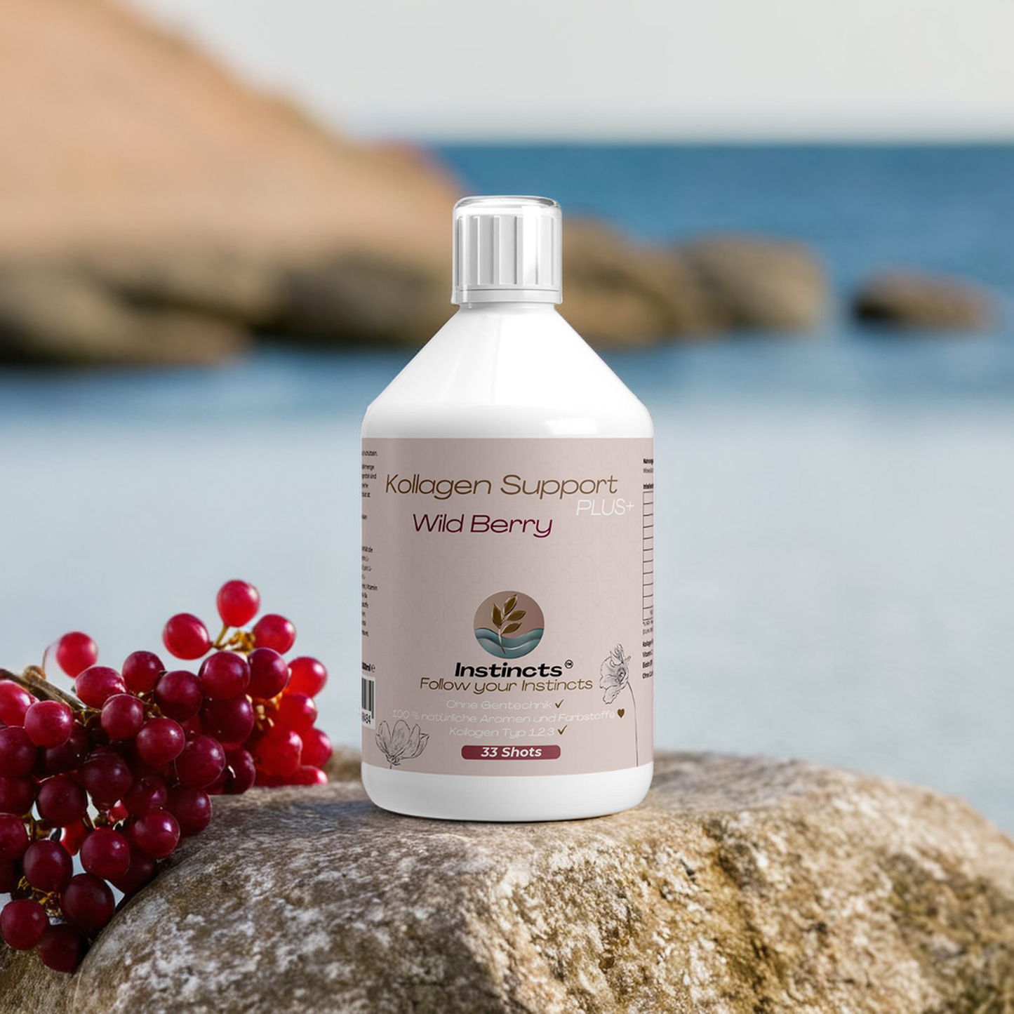 Kollagen Support PLUS+ Shots - Wild Berry - 500ml