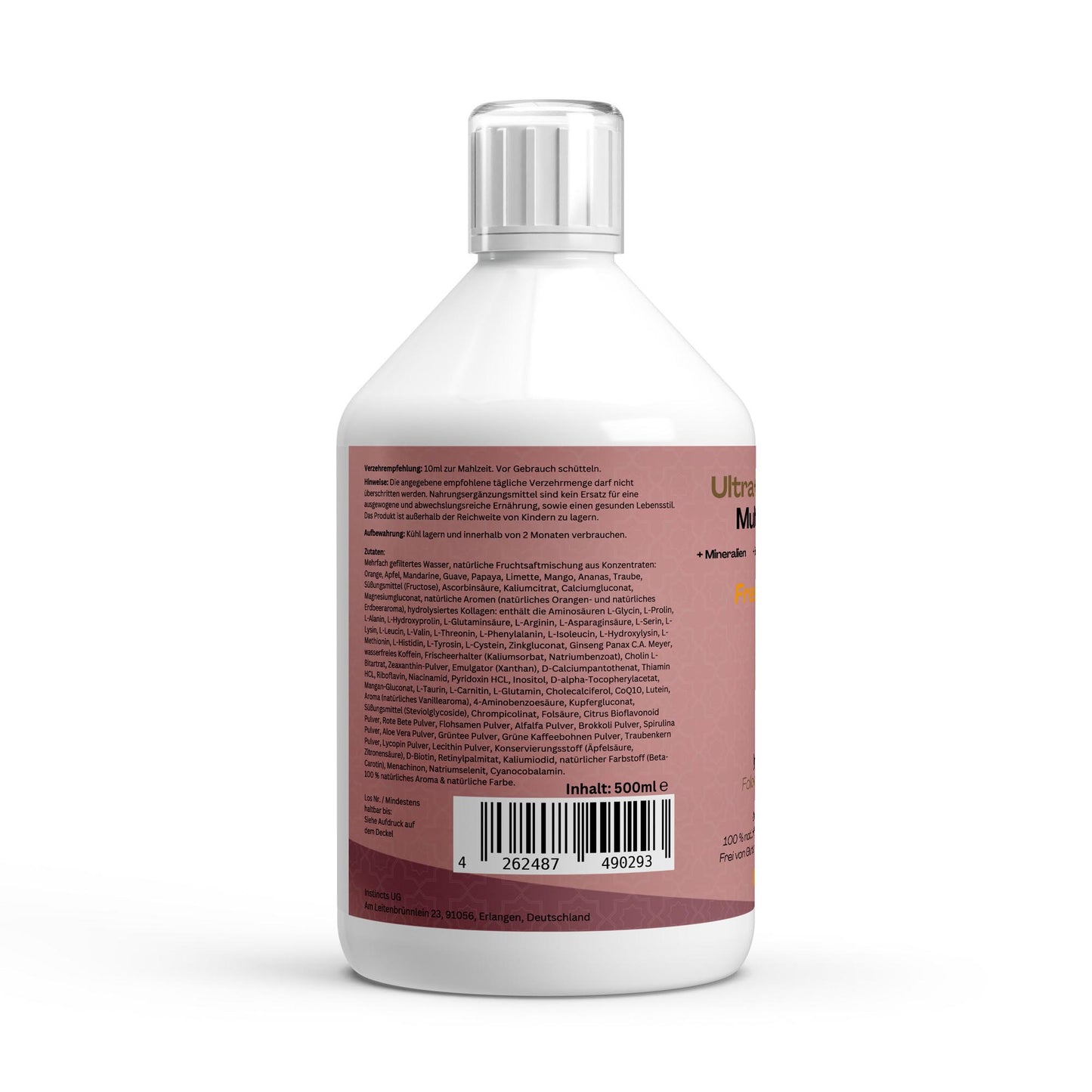 Ultra+ Essentials Multivitamin - Fresh Orange - 500ml