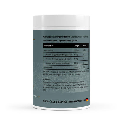 Magnesium Komplex + Vitamin B6 - 90 Kapseln