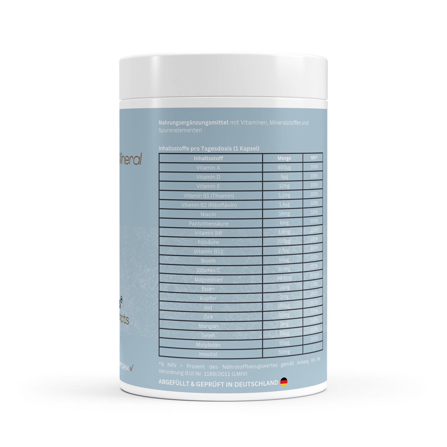 Multi Vitamin & Mineral Komplex - 120 Kapseln