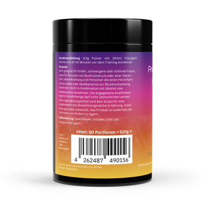 Pre-Workout Booster - 520g - Apfel