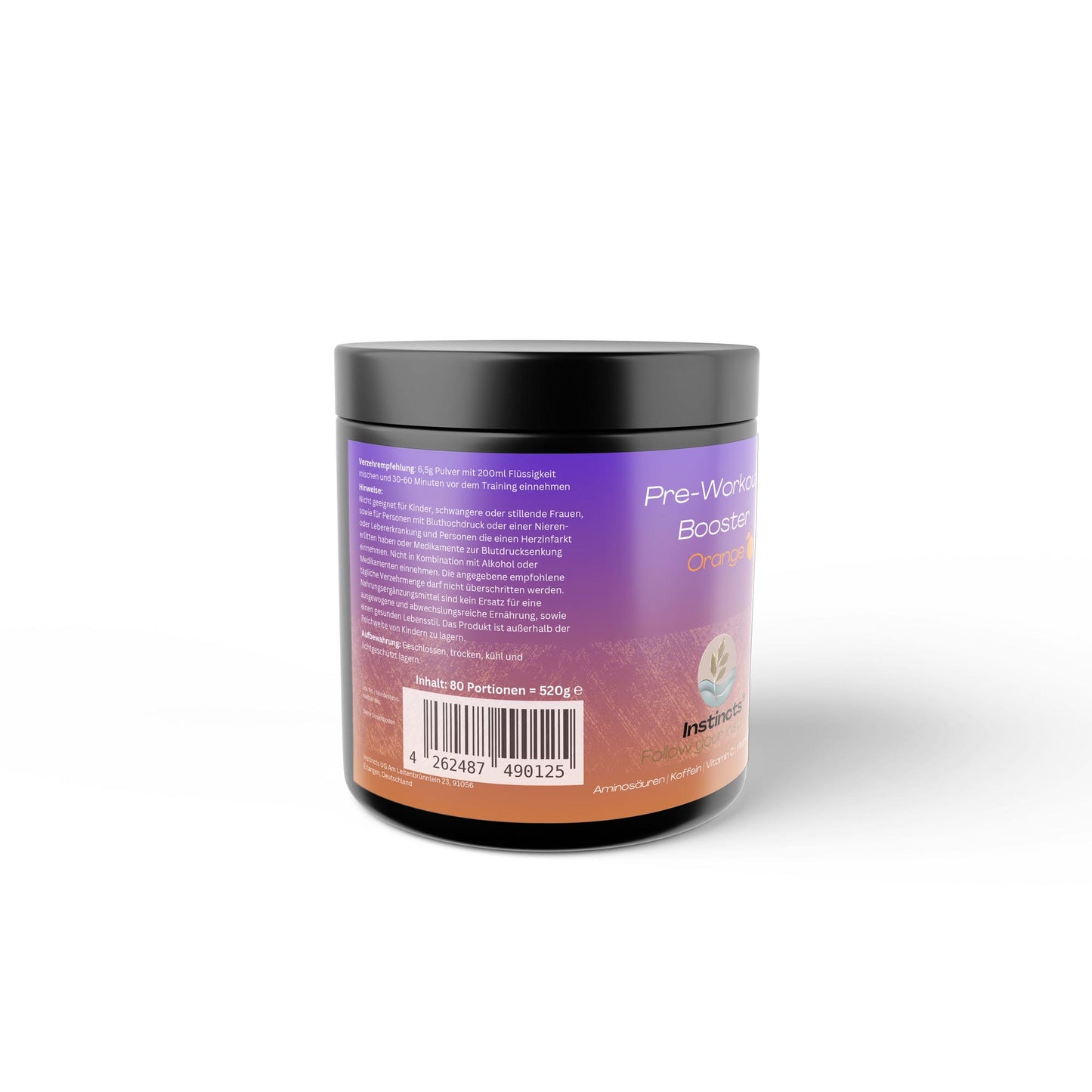 Pre-Workout Booster - 520g - Orange