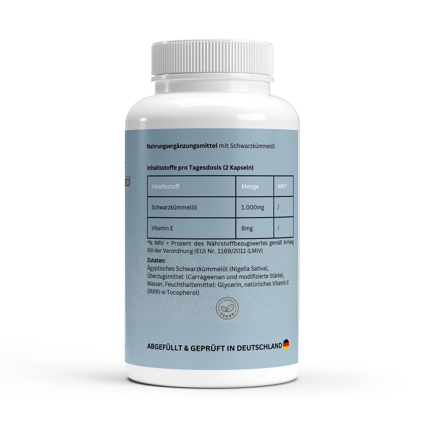 Ägyptisches Schwarzkümmelöl - 240 vegane Softgels