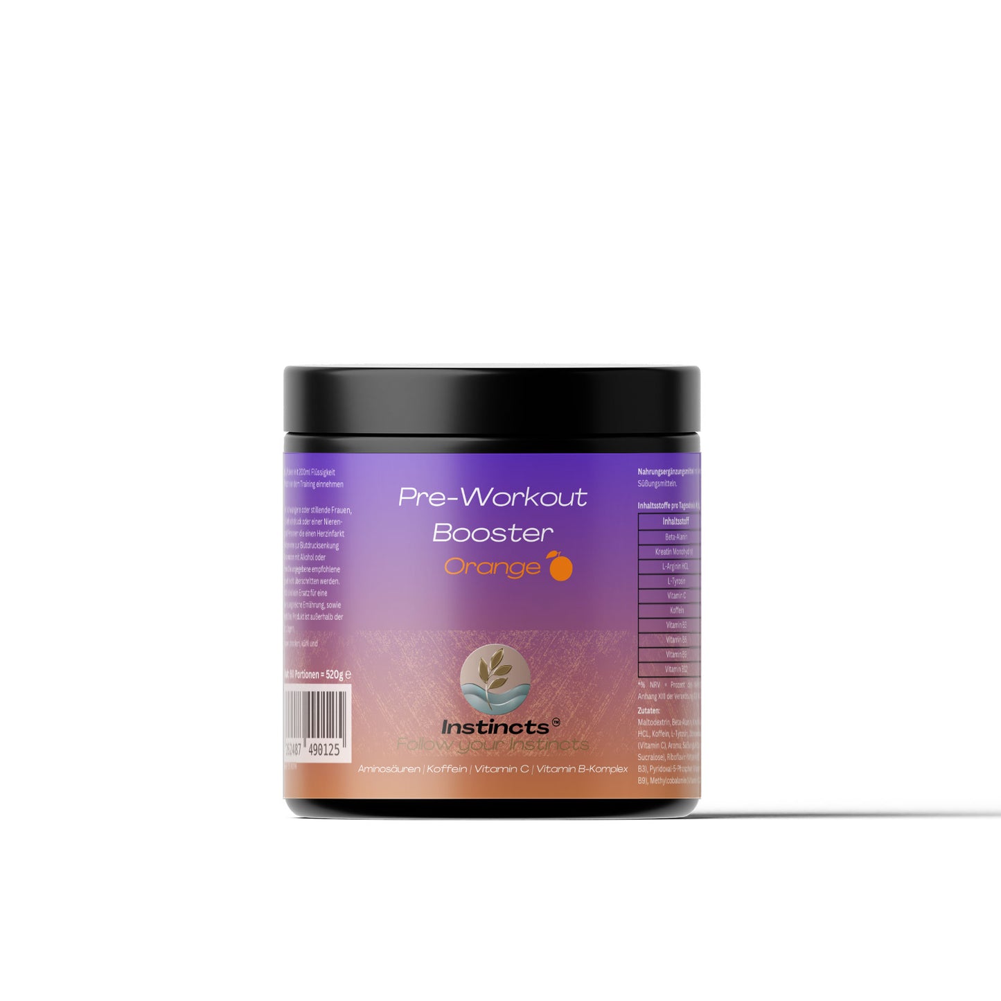 Pre-Workout Booster - 520g - Orange