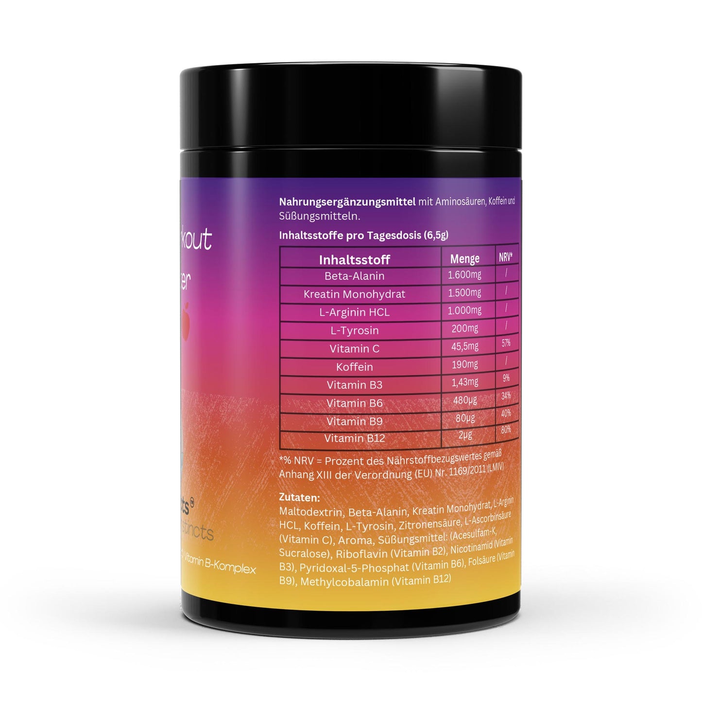Pre-Workout Booster - 520g - Apfel