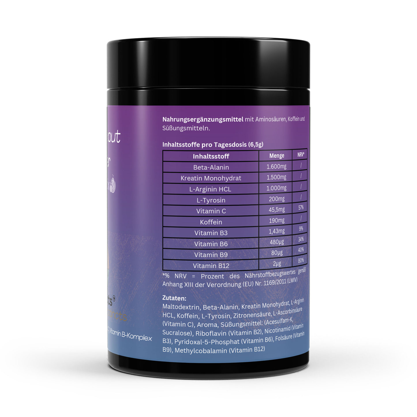 Pre-Workout Booster - 520g - Fruit Mix