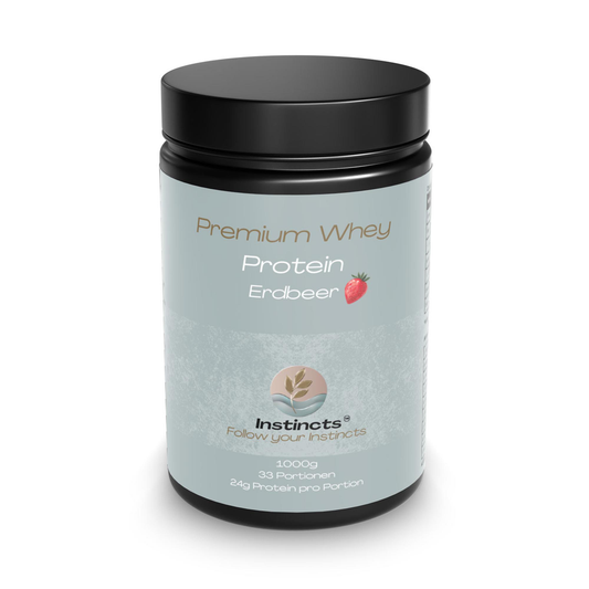 Premium Whey Protein - Erdbeere - 1000g