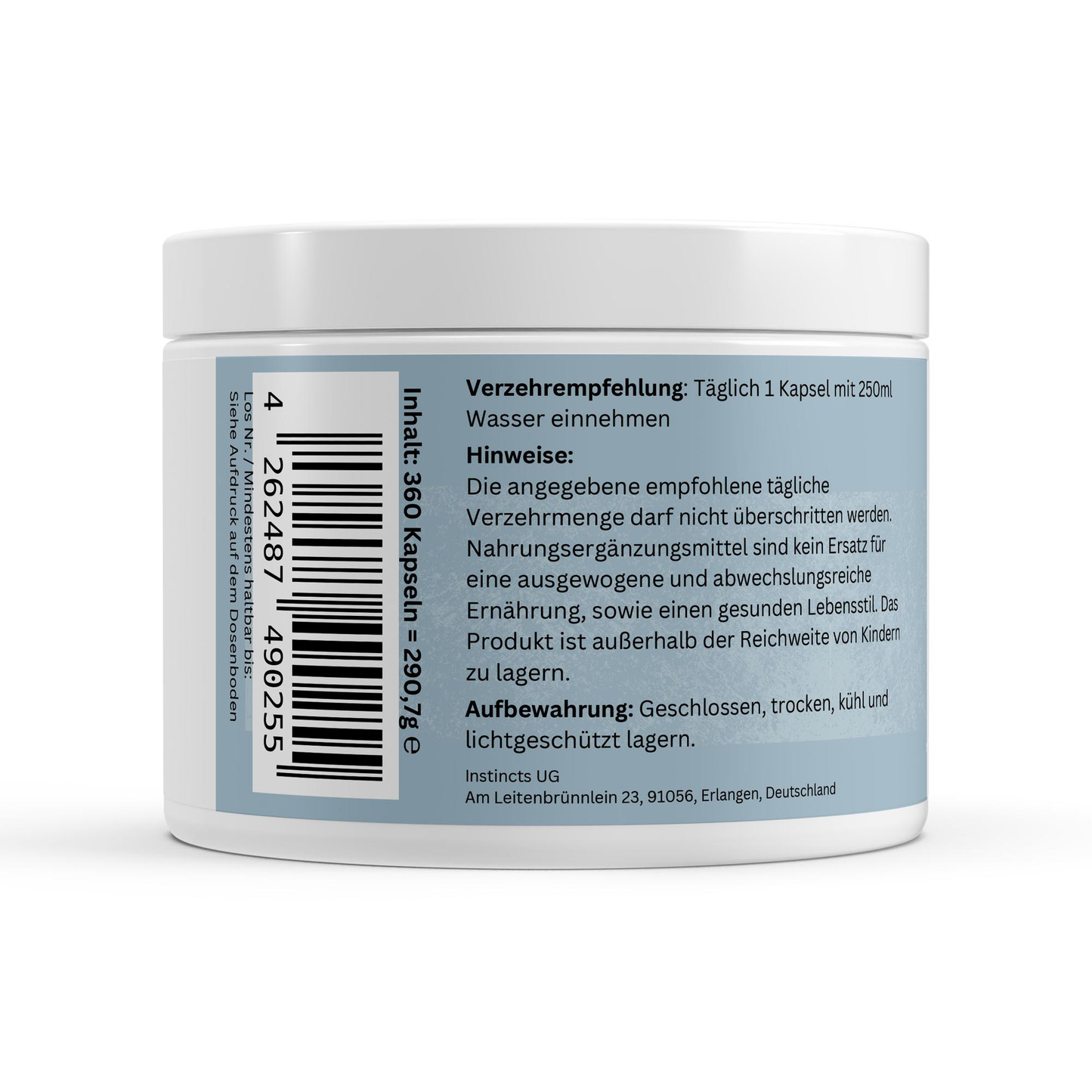 Gepuffertes Vitamin C 500mg - 360 Kapseln