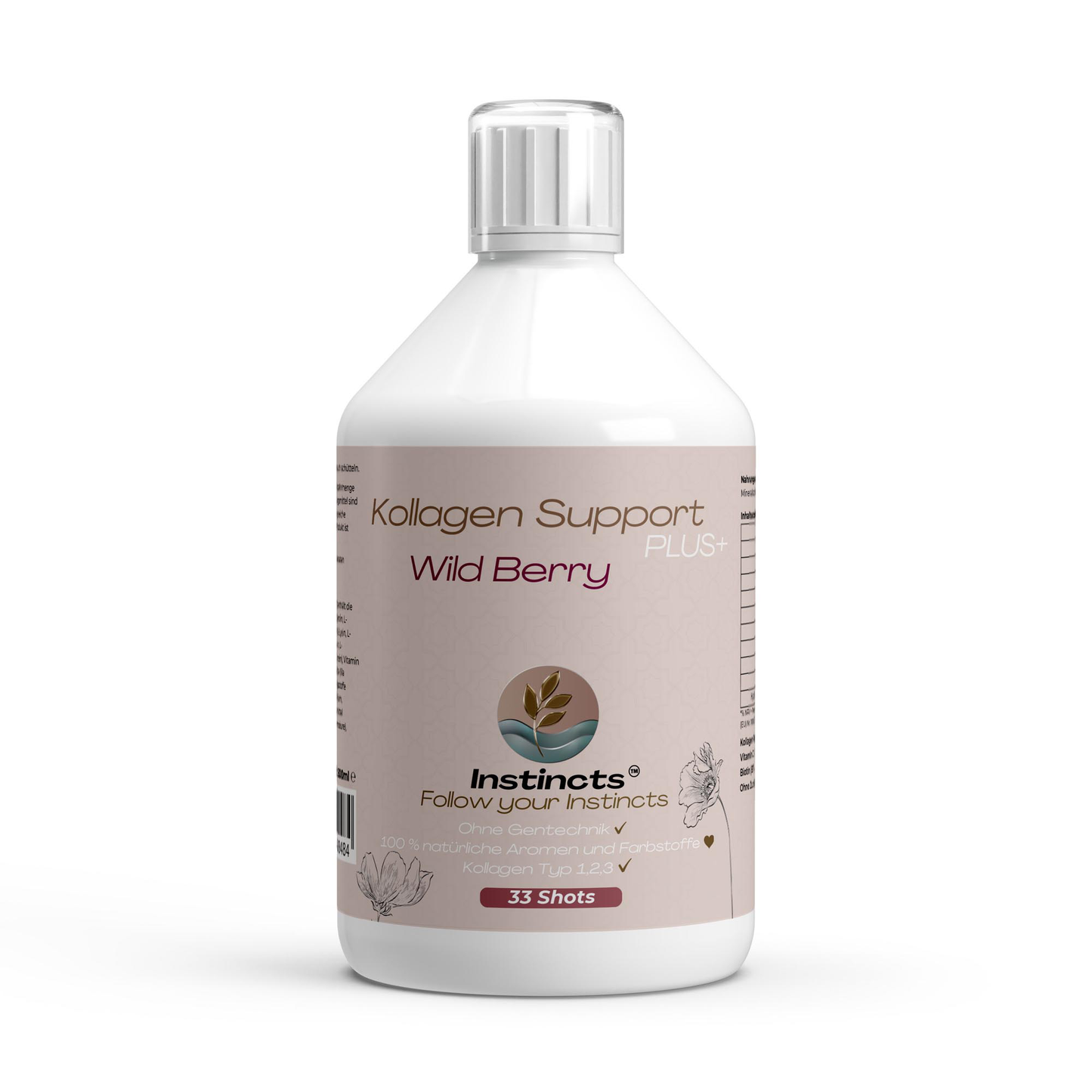 Kollagen Support PLUS+ Shots - Wild Berry  - 500ml
