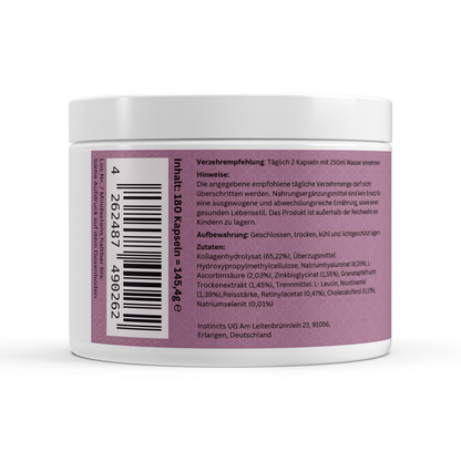 Kollagenhydrolysat PLUS Kapseln - 180 Stk.