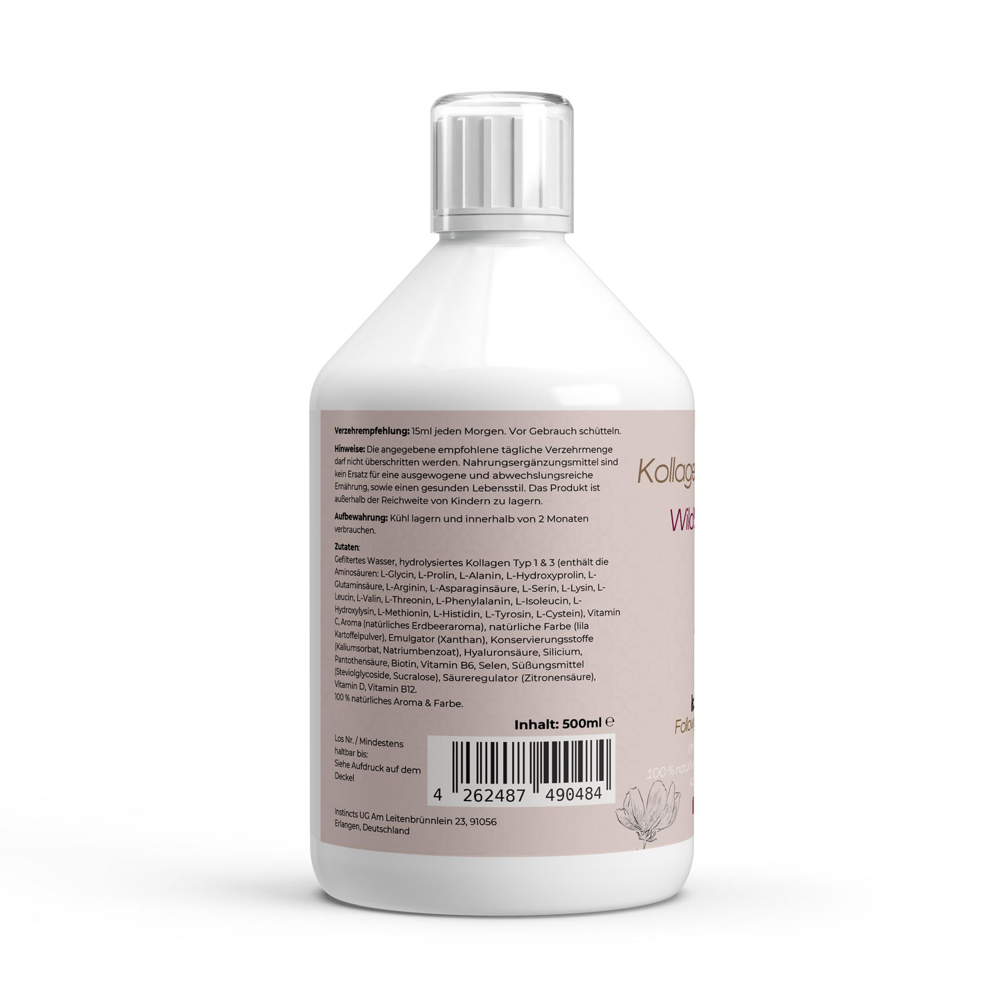 Kollagen Support PLUS+ Shots - Wild Berry  - 500ml