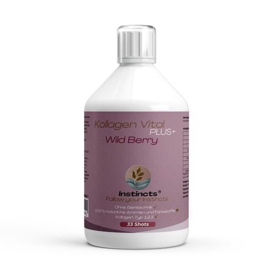 Kollagen Vital  PLUS+ Shots - Wild Berry  - 500ml