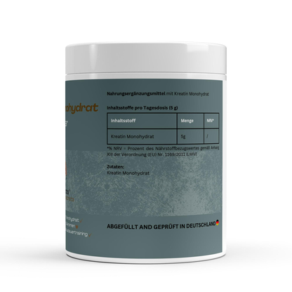 Kreatin Monohydrat Pulver - 1000g