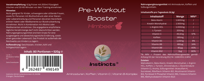 Pre-Workout Booster - 520g - Himbeere