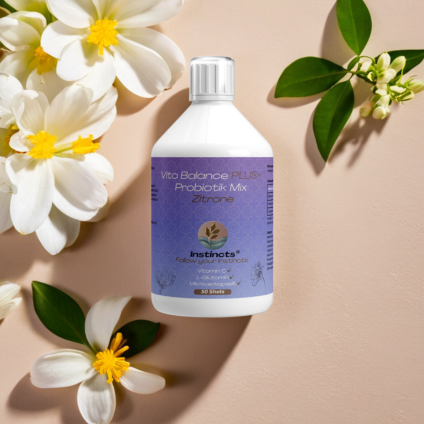 Vita Balance PLUS+  Probiotik Mix- mikroverkapselt - Zitrone - 500ml