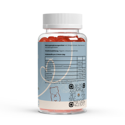 Premium Shilajit Gummies 1000 + Vitamin C,B6, B12 - 60 Stk