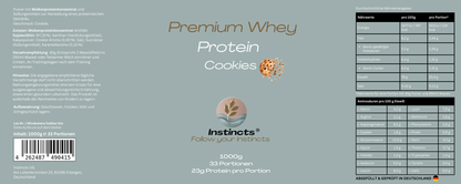 Premium Whey Protein Cookies - 1.000g