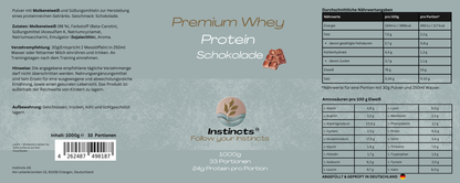 Premium Whey Protein - Schokolade - 1.000g