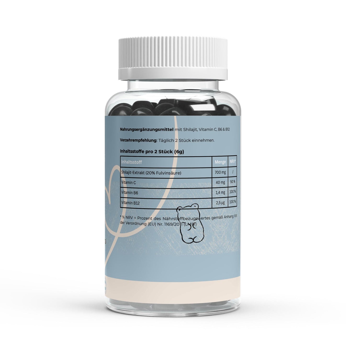 Shilajit Gummies + Vitamin C,B6, B12 - 60 Stk.